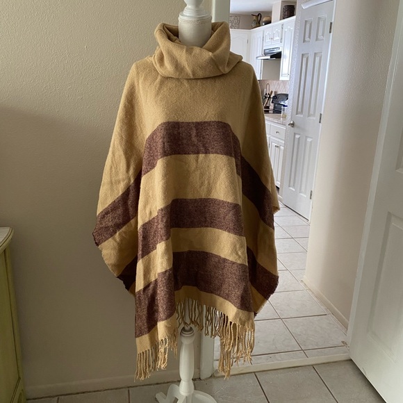 Long Tall Sally Poncho Sweater - Picture 11 of 11